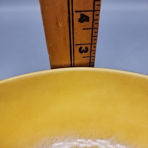 Vintage Los Angeles Potteries Crepe Batter Recipe Bowl Cottage Country Pottery - Picture 4 of 6